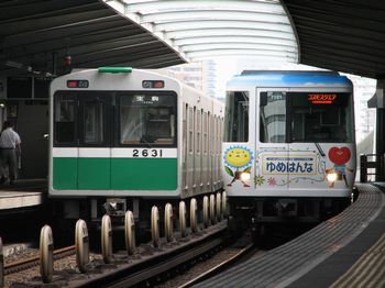 大阪市交車両と近鉄車両